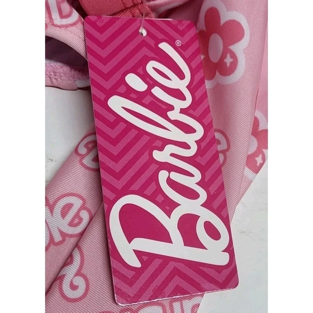 Barbie Toddler Girls Pink Long Sleeve Bikini Swimsuit 2-Piece‎ UPF 50+ Size 3T